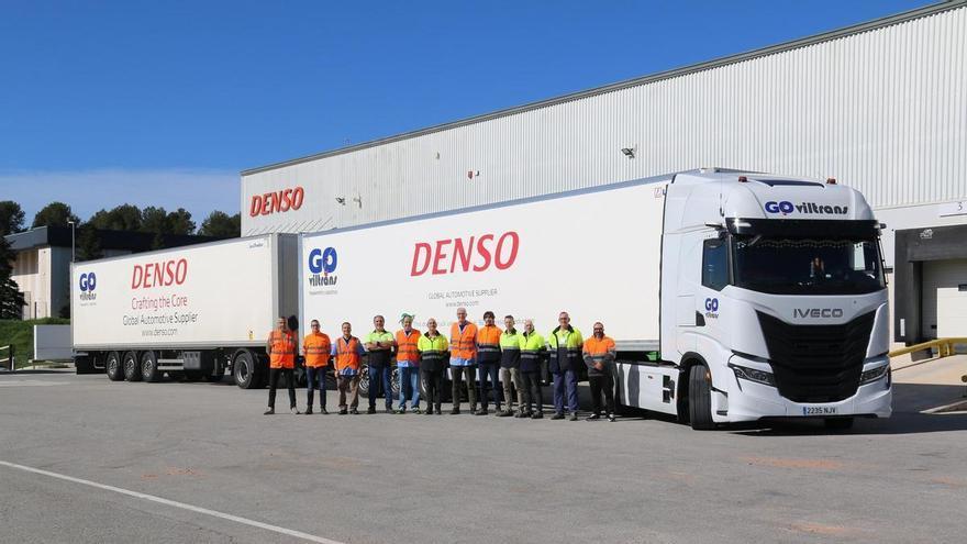 La bagenca Denso redueix el 92% les emissions de CO2 en la ruta amb Portugal