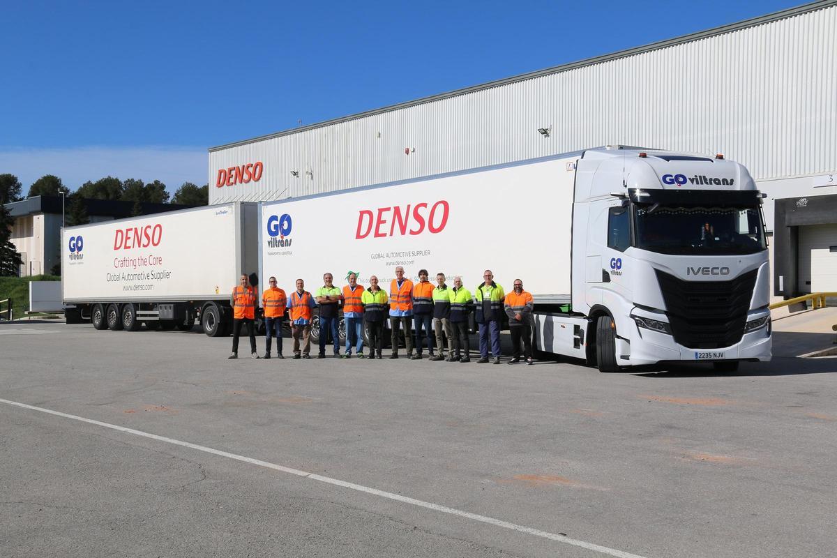 El duo-trailer de Denso Barcelona