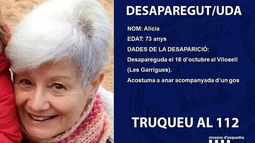 Imatge del cartell difós pels Mossos |