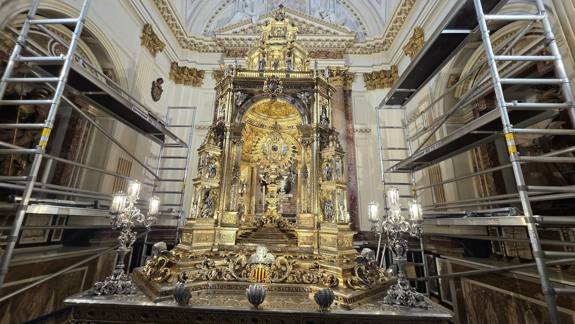 La Custodia exhibe su restauración integral