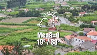 El tiempo en MeaÃ±o: previsión meteorológica para hoy, martes 18 de agosto