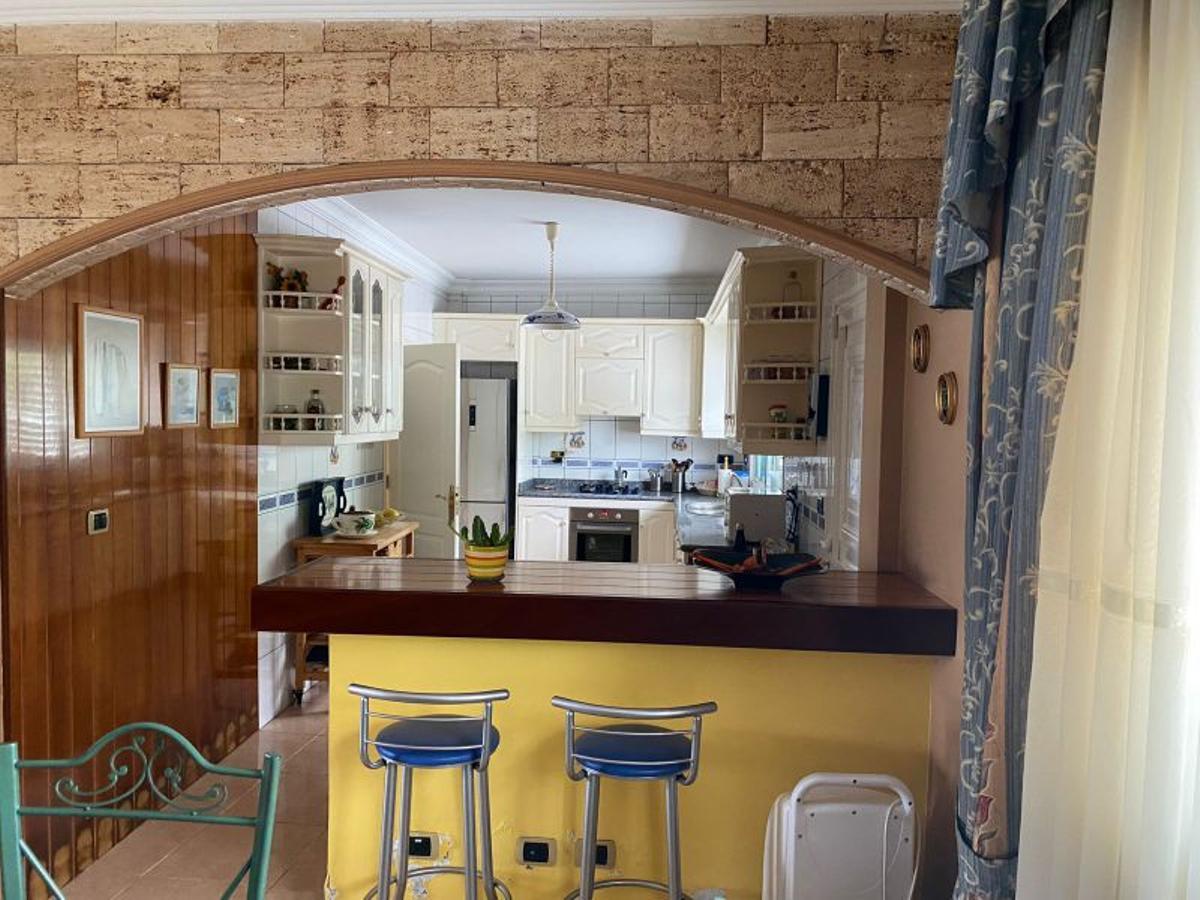 Cocina casa con terraza, La Orotava, Las Cuevas.