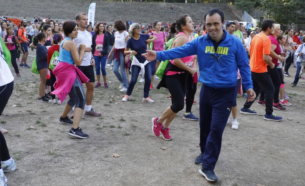 Alrededor de 3.000 personas participaron en la mañana del domingo en la marcha solidaria de 9 kilómetros de Aspanaex.