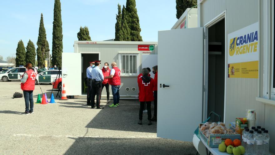 L&#039;Estat i la Creu Roja habiliten un punt fronterer de primera atenció a refugiats ucraïnesos a Garrigàs