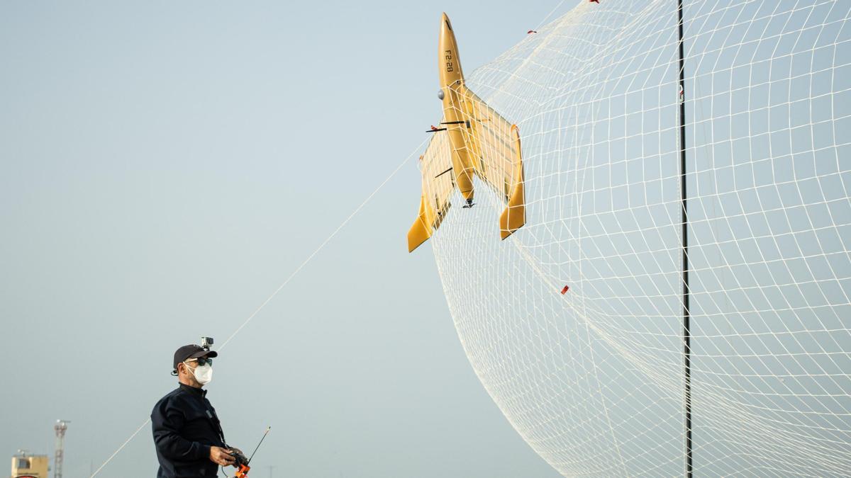 Una de las pruebas con el "M5D-Airfox" de Marine Instruments