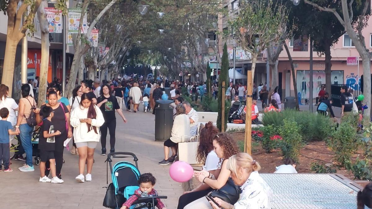 Palma gana con la reforma de la calle Nuredduna más zonas peatonales para una ciudad sostenible.