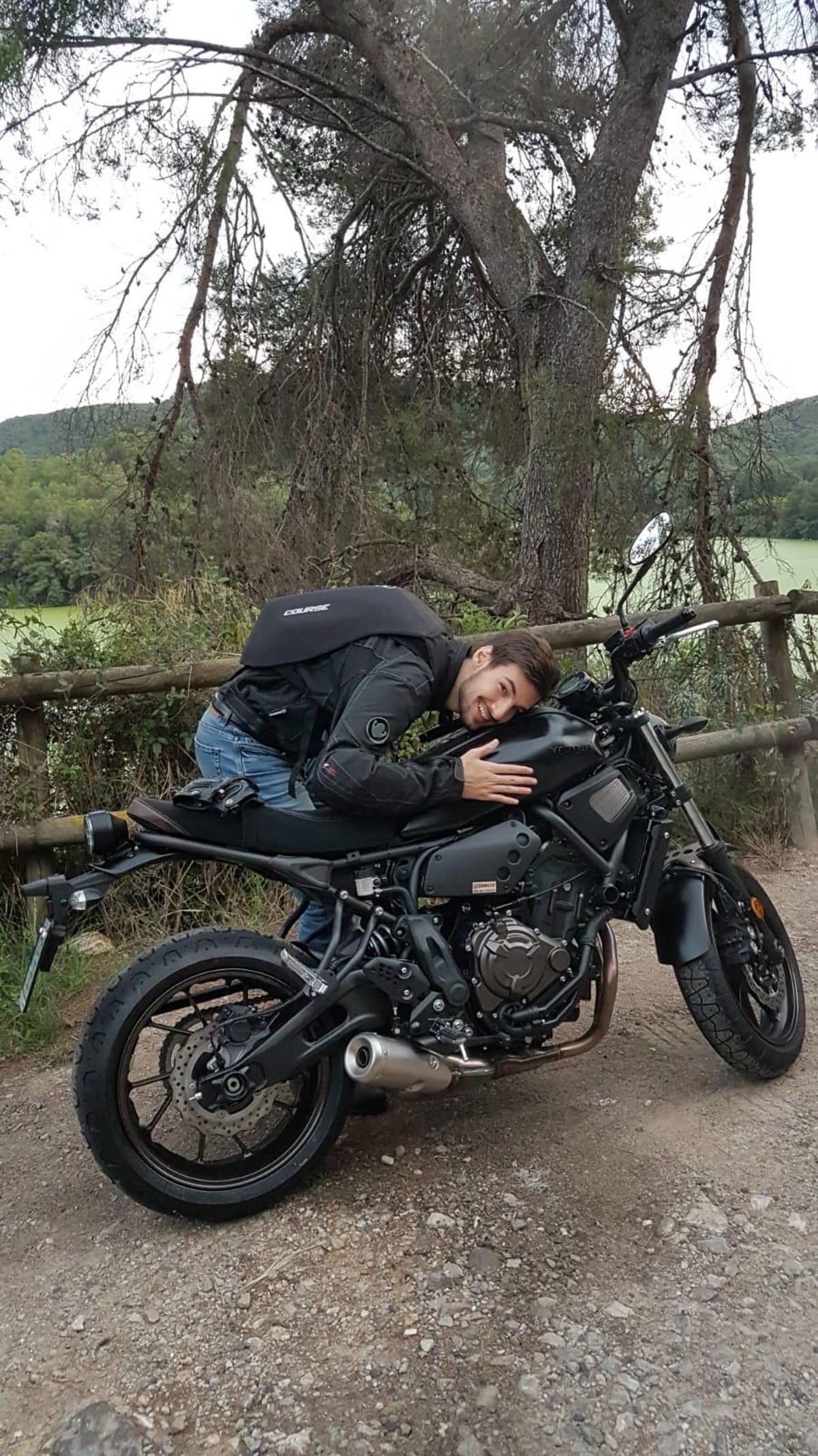 Josep, arrollado cuando circulaba con su moto en Dunmbría.