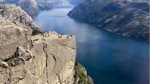 El penyal noruec conegut com a Preikestolen (el Púlpit).
