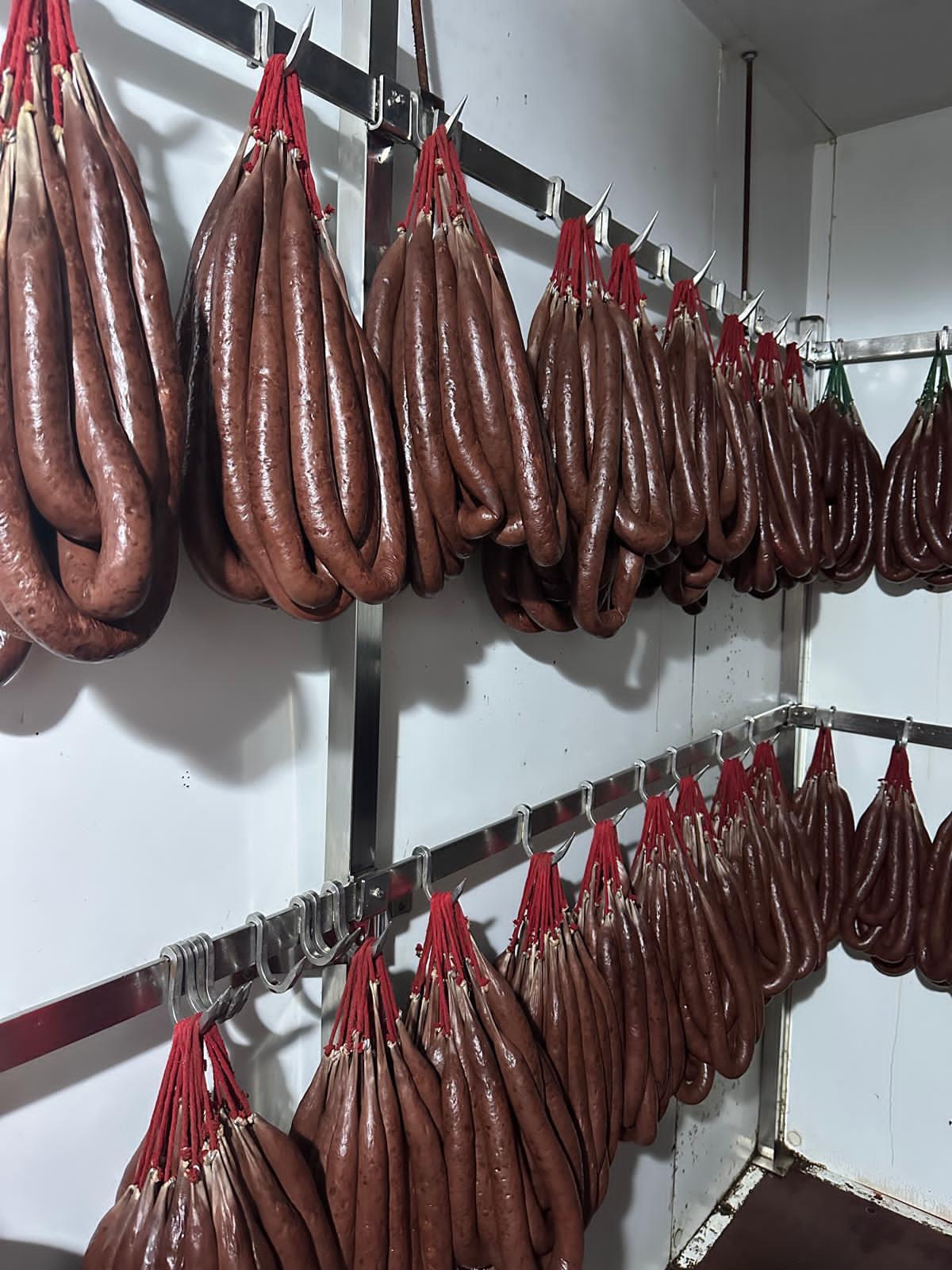 Morcillas de berza de la Carnicería Manuel Montero.