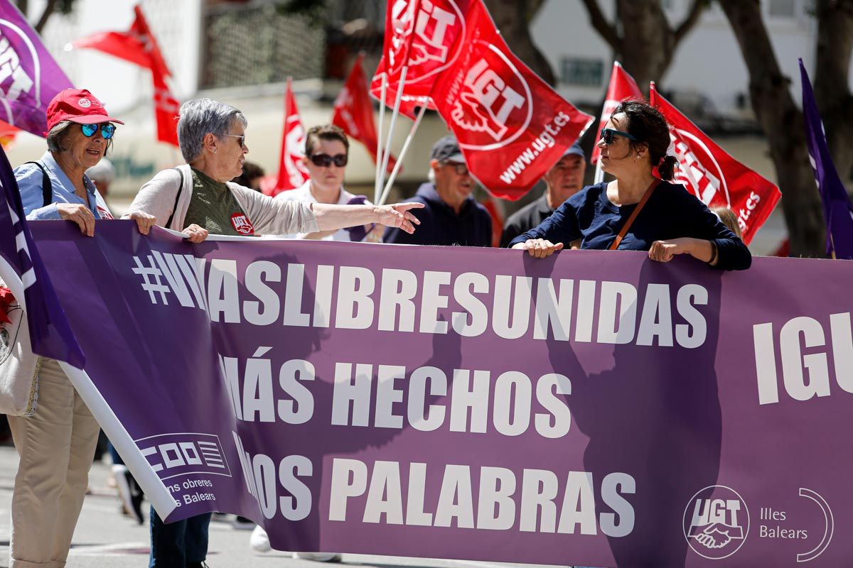 Manifestación del Día del Trabajo en Ibiza