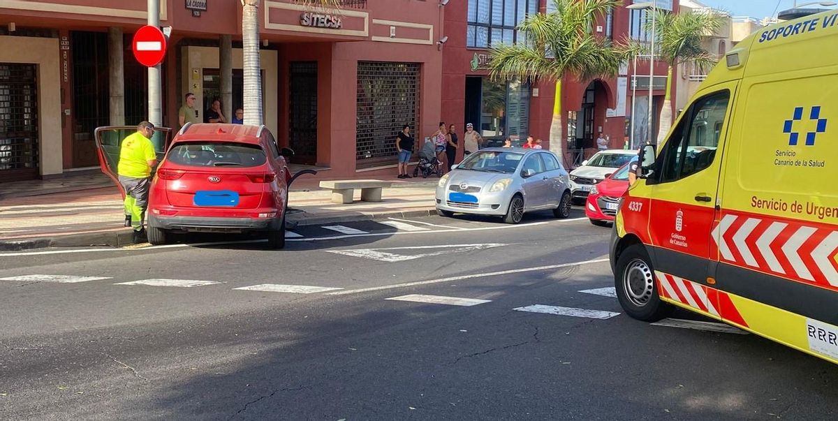 Accidente de tráfico en La Cuesta