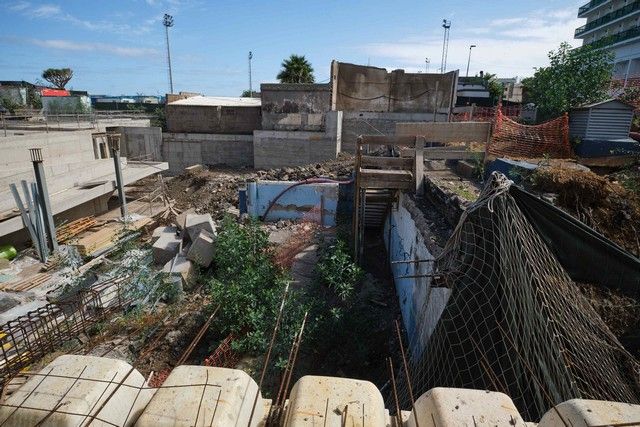 Visita a las obras de la Piscina Puerto de la Cruz