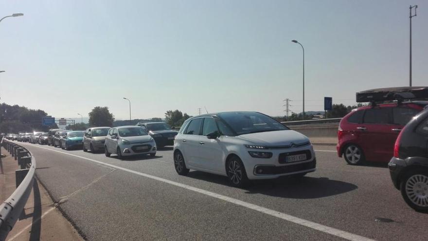 Cues a l&#039;altura de Berga, aquest dijous al matí