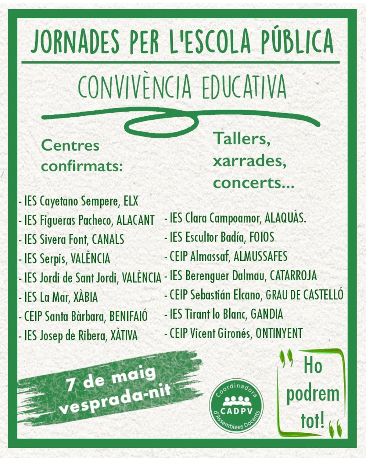 Algunos de los encierros convocados