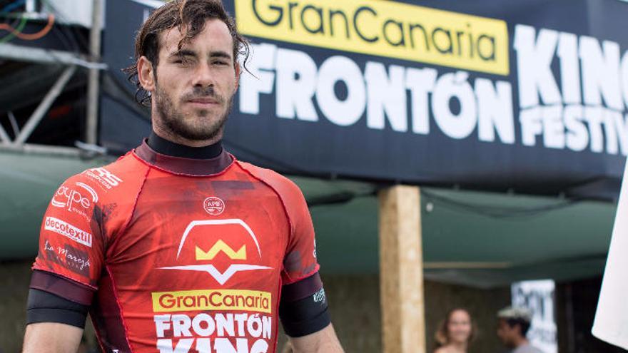 Diego Cabrera, rider tinerfeño que participa en la competición de El Frontón