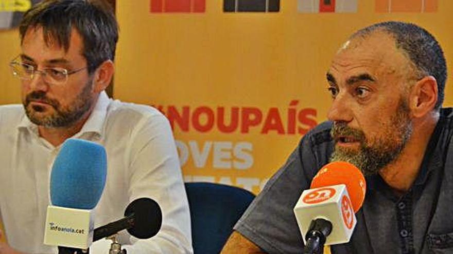 David Alquézar i Jordi Badia, ahir en roda de premsa