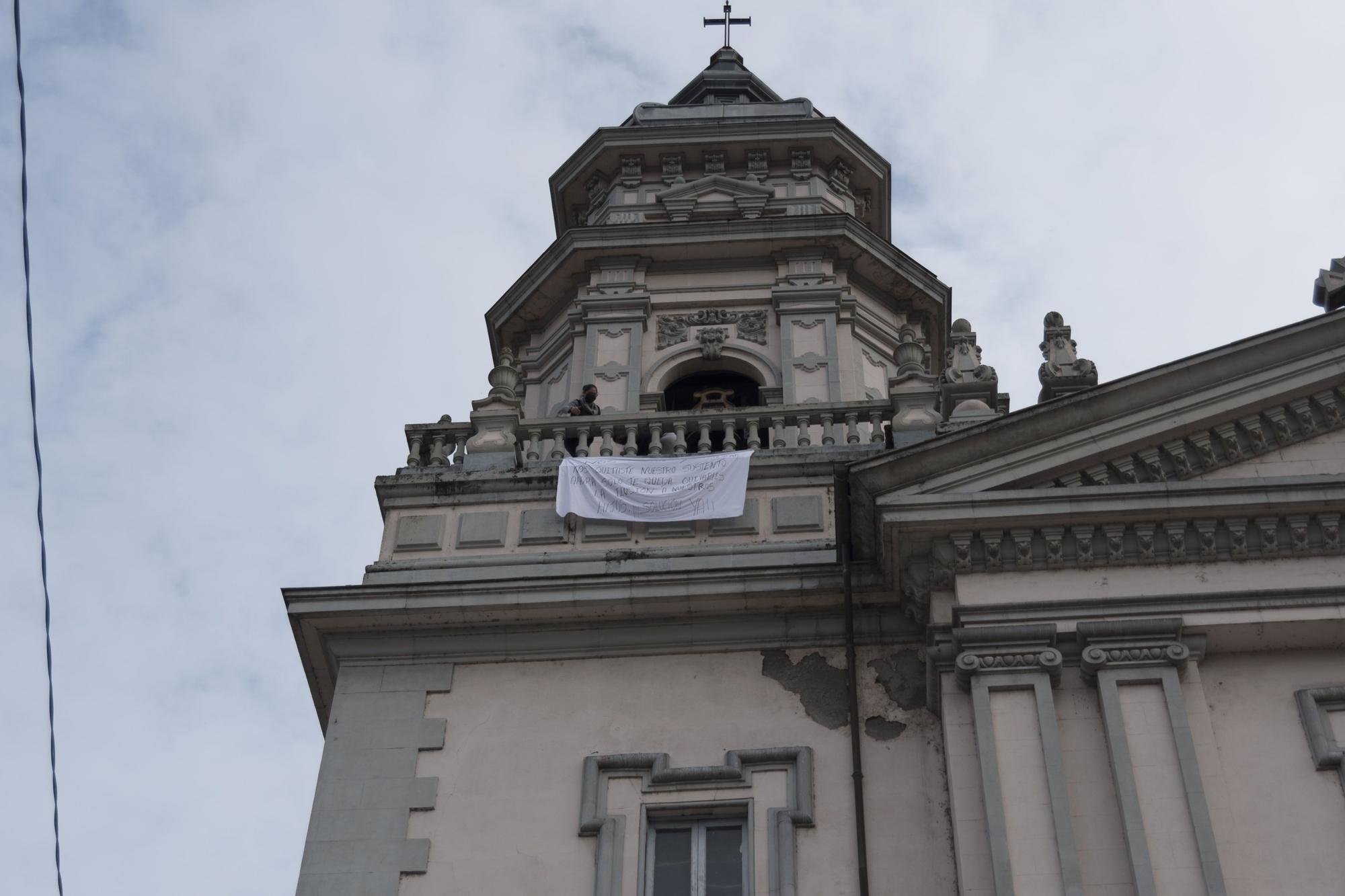 Hosteleros encerrados en Mieres