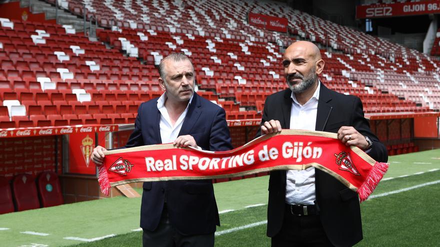 Sporting de Gijón: El Sporting hizo una presentación de Champions