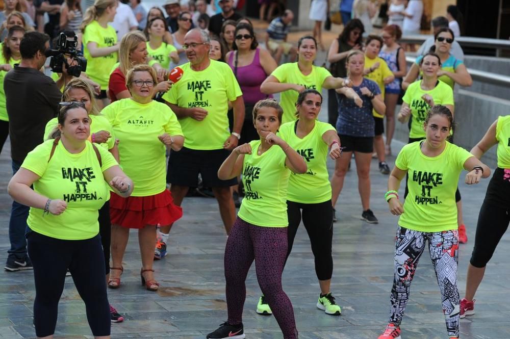 Zumba en la Avenida Libertad