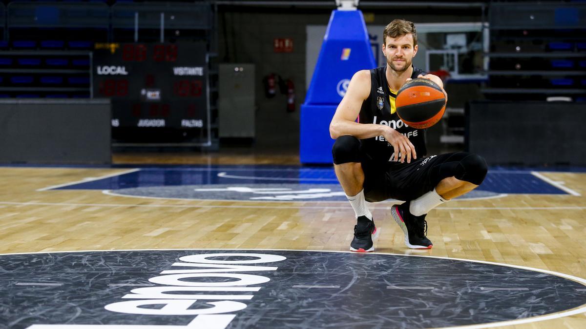 Aaron Doornekamp, en el Santiago Martín.