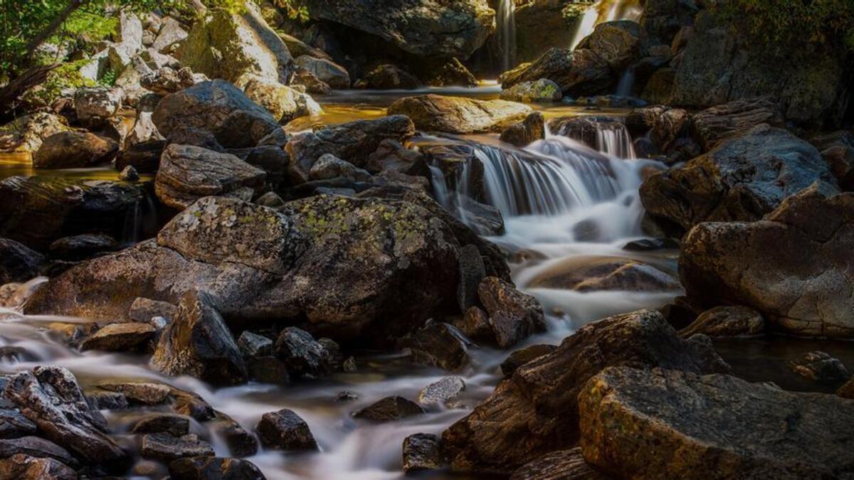 Torrentes de agua en la comarca de La Vera.