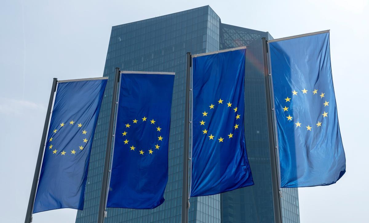 La fachada del Banco Central Europeo. 