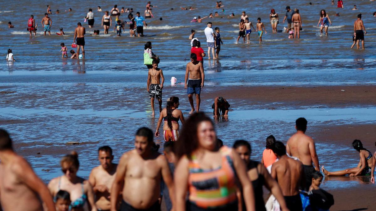 Ola de calor en Buenos Aires.