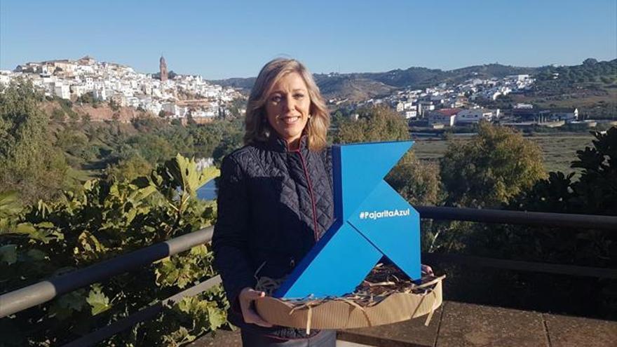 La Pajarita Azul anidó ayer junto al meandro de Montoro