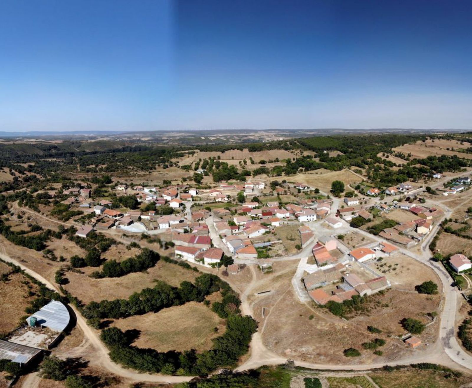 Vista aérea de Lober, donde se ha mejorado el abastecimiento. | Ch. S. 