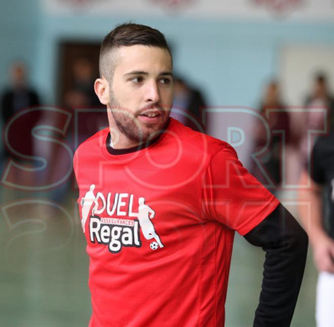 Jordi Alba y Juan Carlos Navarro, entrenadores por un día