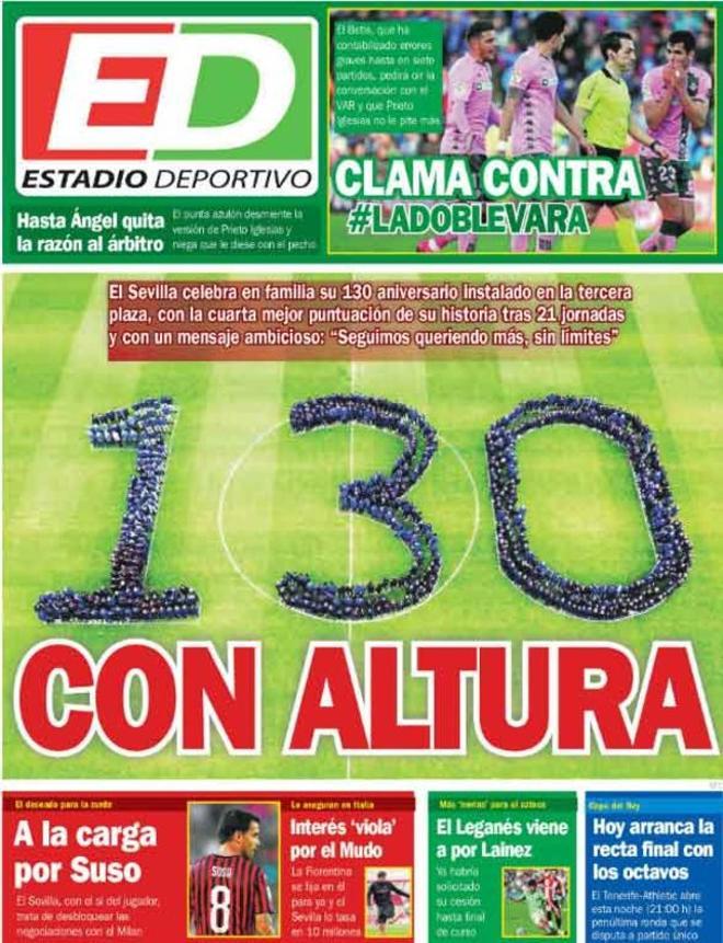 Las portadas del día en la prensa deportiva