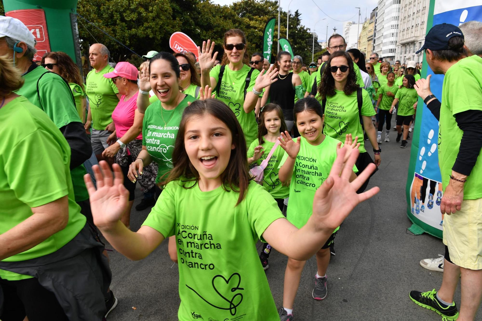 A Coruña caminó contra el cáncer