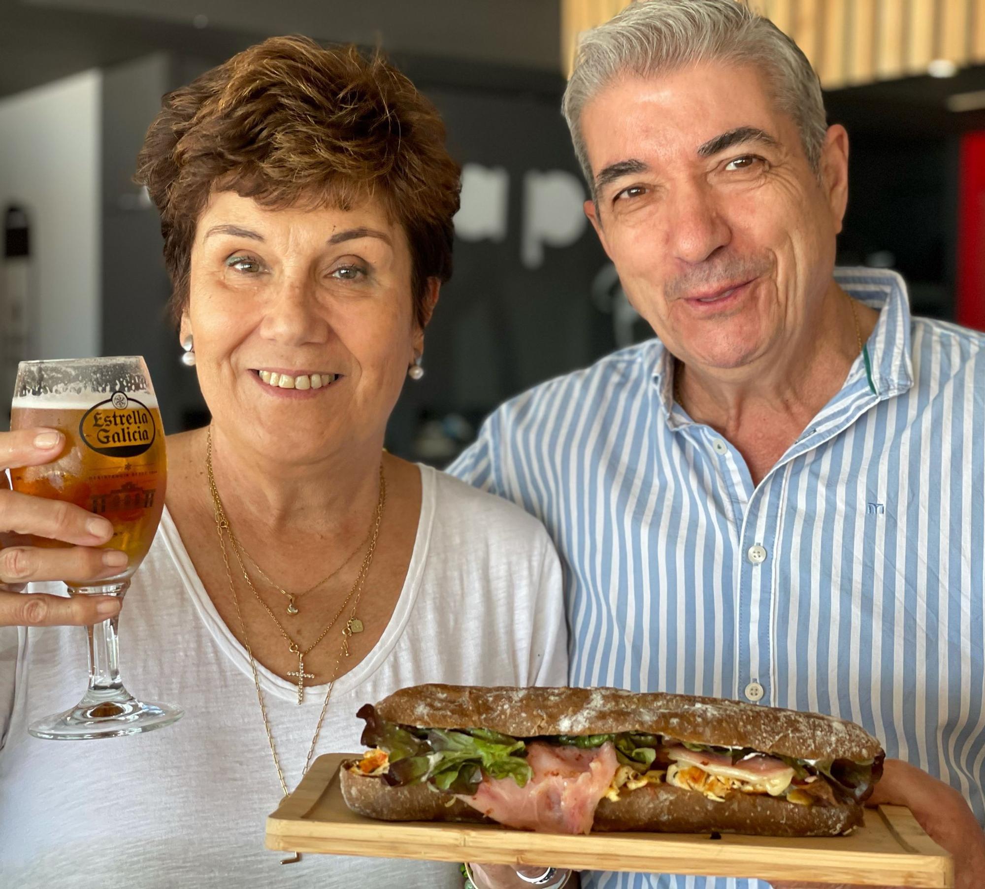 Lourdes Lusquiños y Pepe Amoedo crearon el Papo&#039;s hace 40 años.