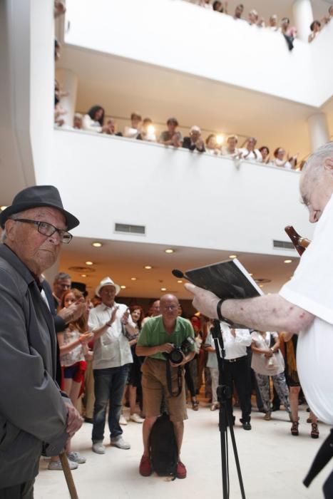 Inauguración de la exposición de Alejandro Mieres en el Museo Baroja