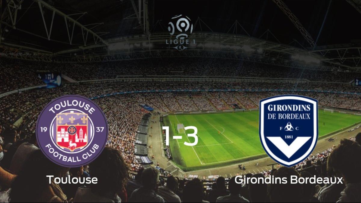 El FC Girondins Bordeos suma tres puntos a su casillero frente al FC Toulouse (1-3)