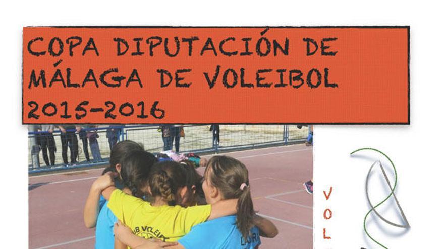 La Diputación de Málaga fomenta la práctica del voleibol entre los niños