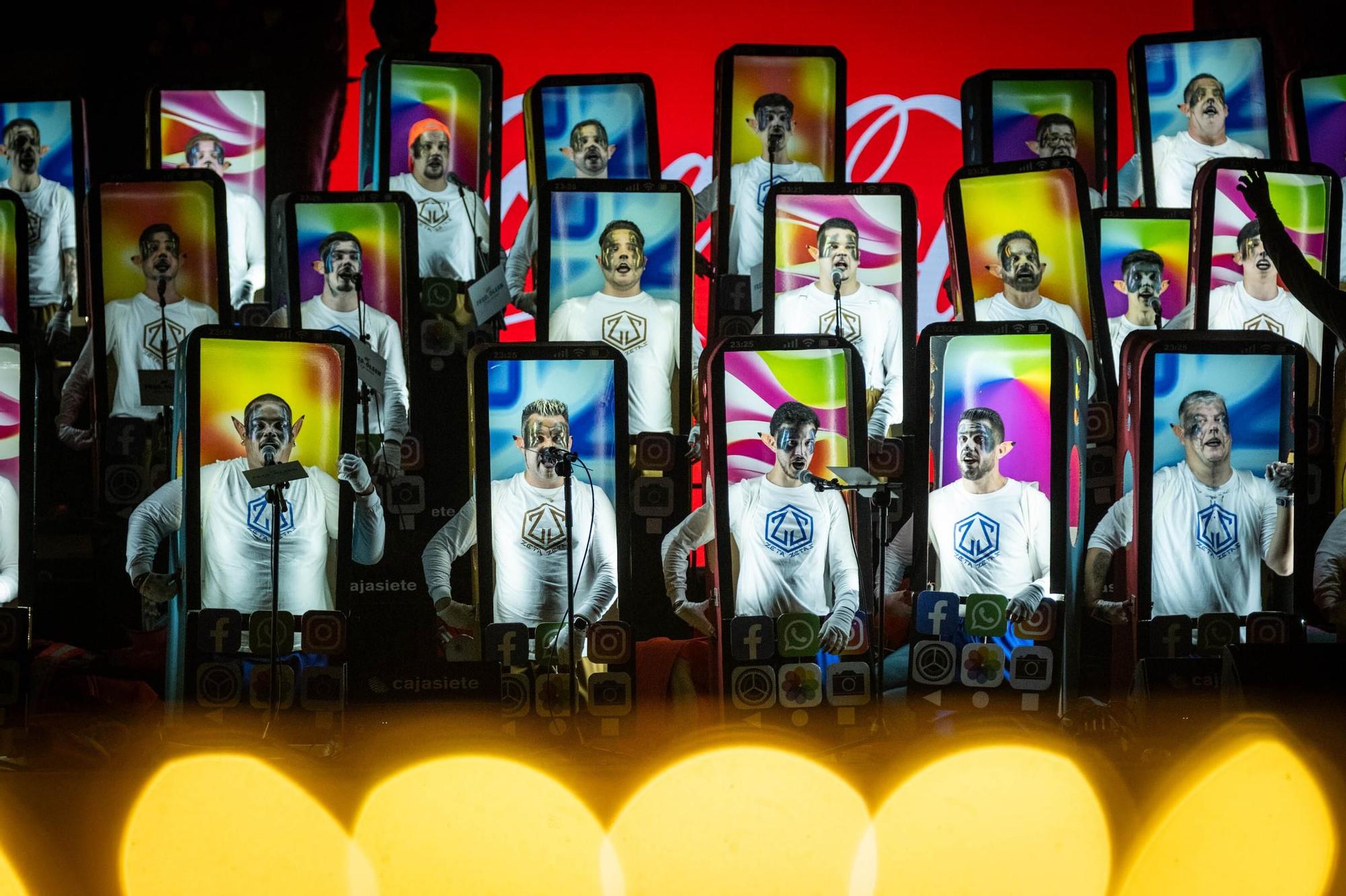 Un momento de la actuación de Zeta-Zetas.