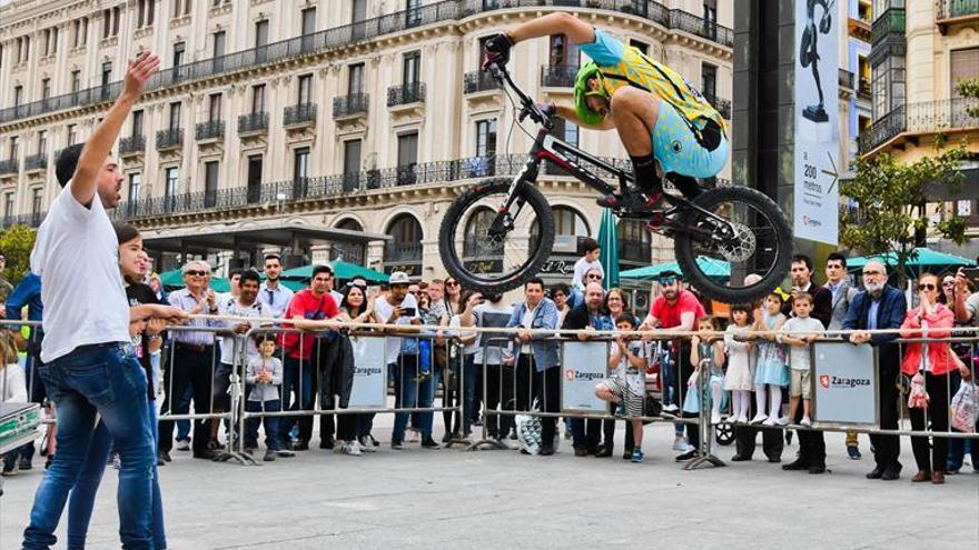 Invasión de bicis en Zaragoza