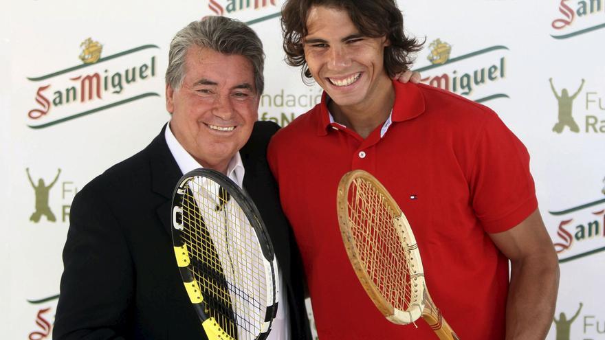 Muere Manolo Santana: imágenes con Rafa Nadal, Carlos Moyá y otros mallorquines