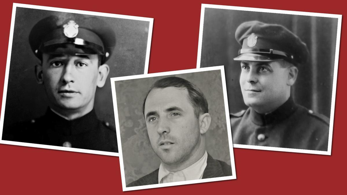 Eduard Antonio Añover, Jesús del Pueblo y Eugeni Riera, bomberos de Barcelona deportados a la Alemania nazi