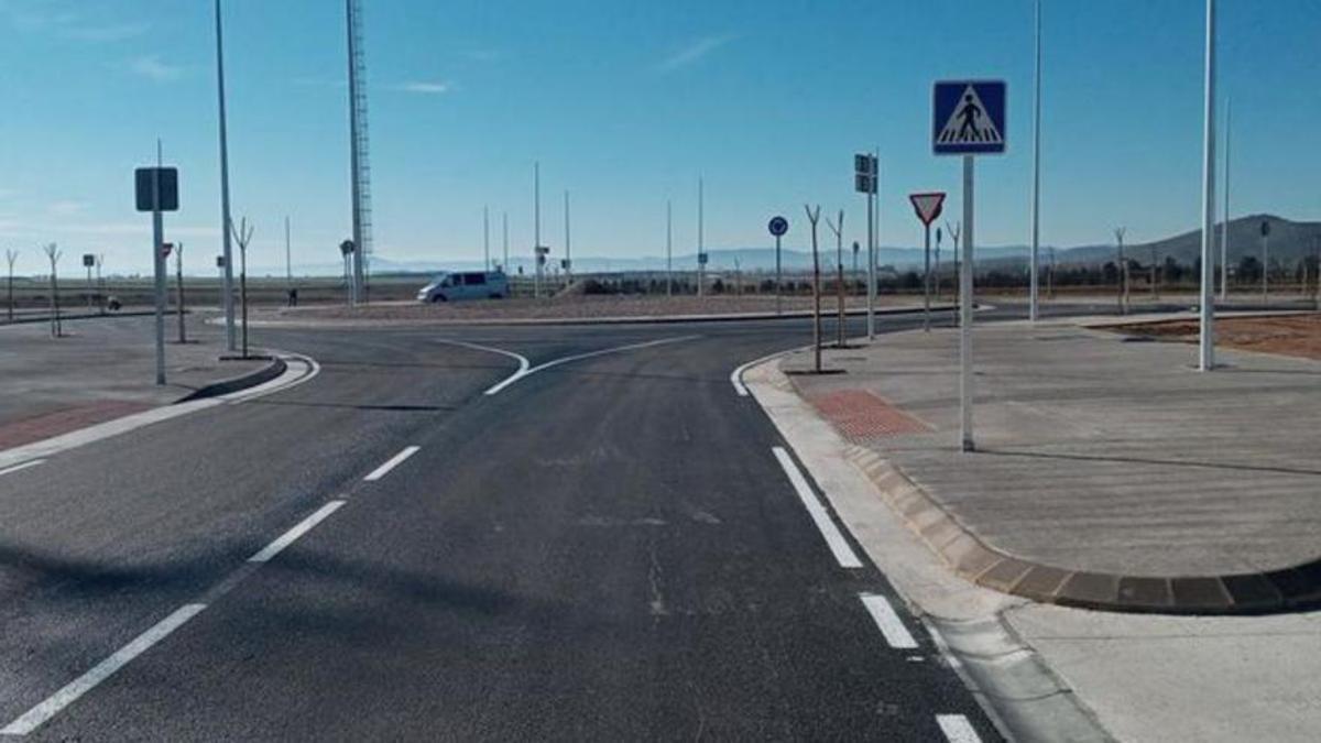 Imagen de archivo del polígono en el que se iba a instalar Tönnies en Calamocha.