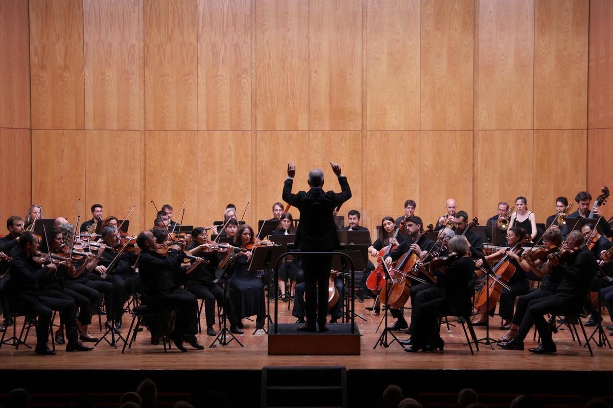 Anterior actuación de la Orquesta Sinfónica de Galicia en el Teatro Afundación.