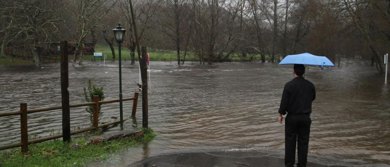 Crecida fluvial en Pozo do Boi.