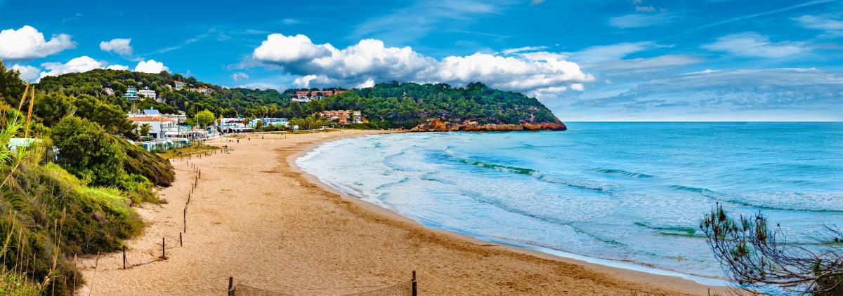 La costa de Altafulla (Tarragona)