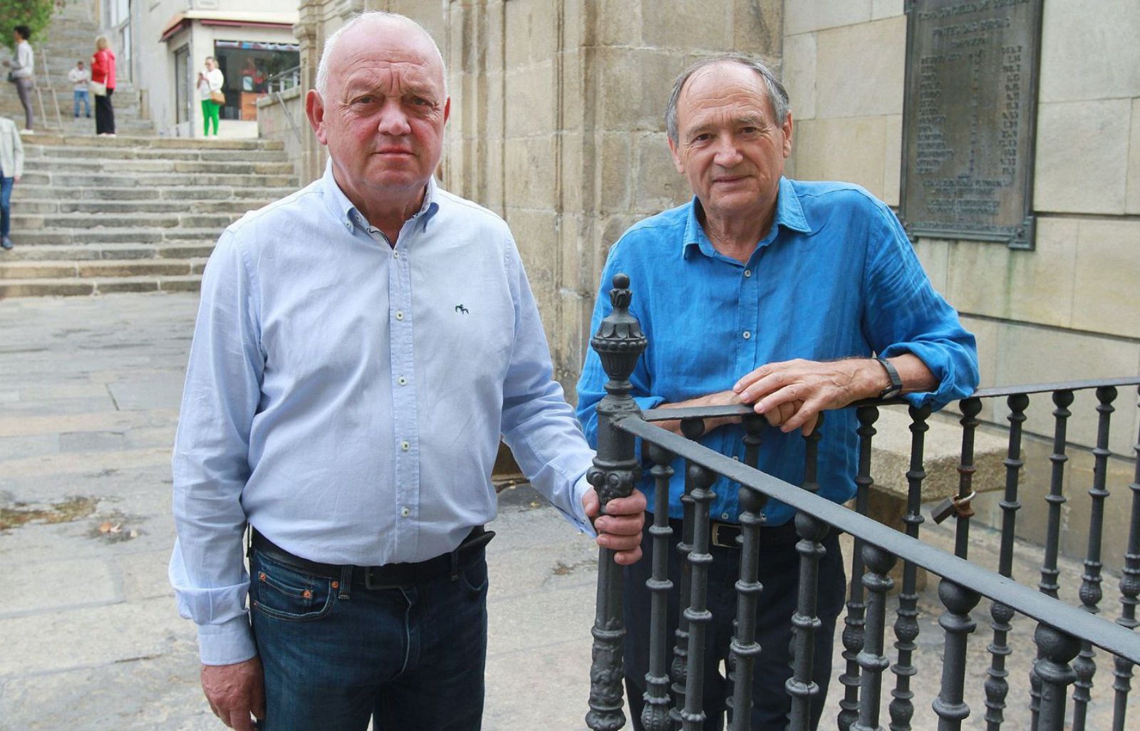 Xosé Ramón Piñeiro y José Luis Lorenzo, nuevos presidentes de la Agrupación Vecinal Miño y la Federación de Asociaciones de Vecinos Limiar. |  Iñaki Osorio