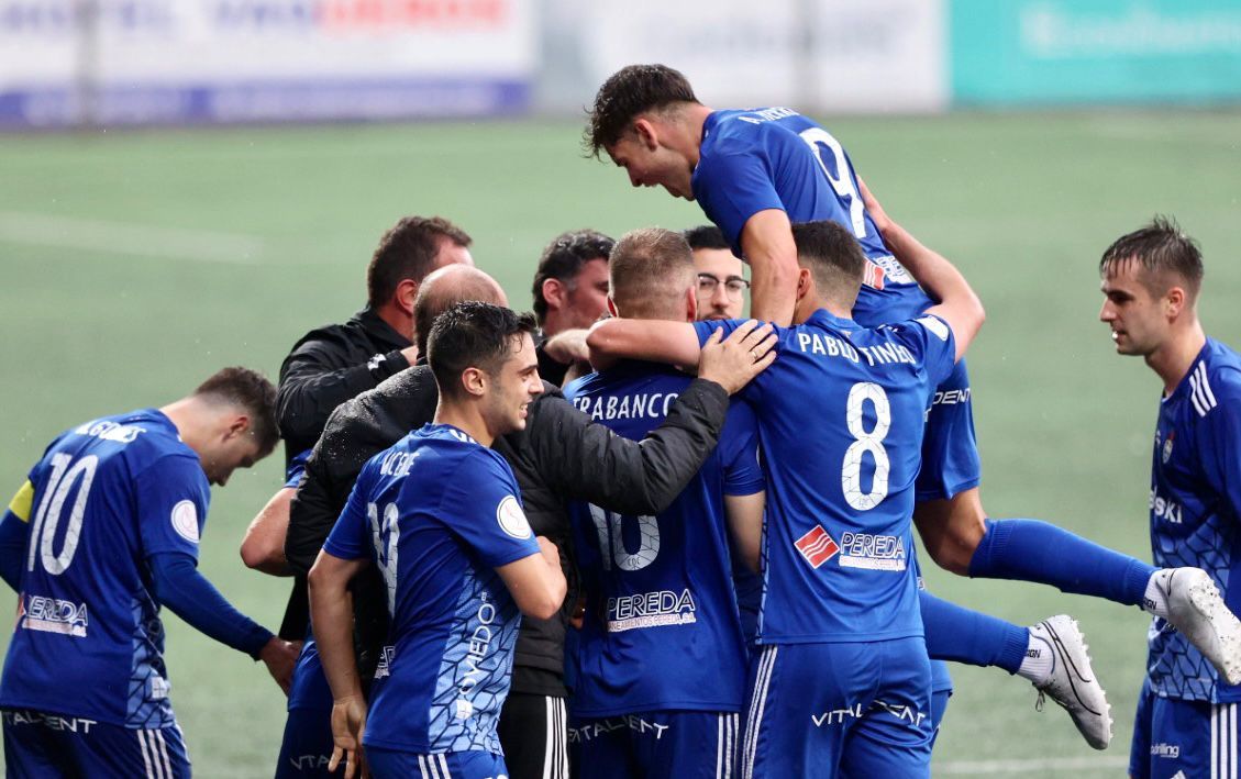 Así fue el partido entre el Covadonga y el Deportivo de La Coruña