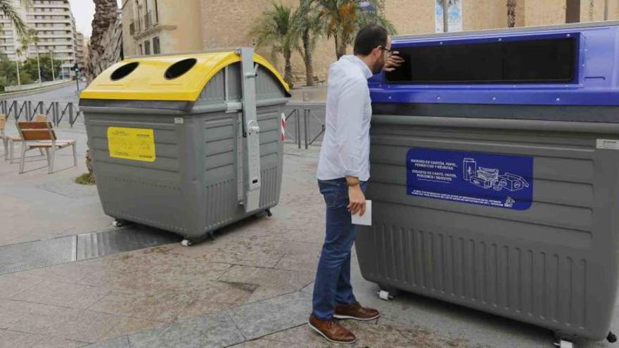 Los ilicitanos reciclan 6 kilos al año, muy por debajo de la media autonómica de 8,4