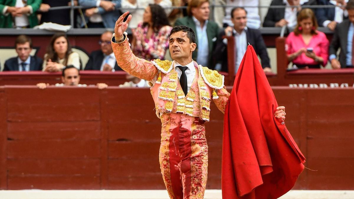 Paco Ureña en la plaza de toros de Las Ventas