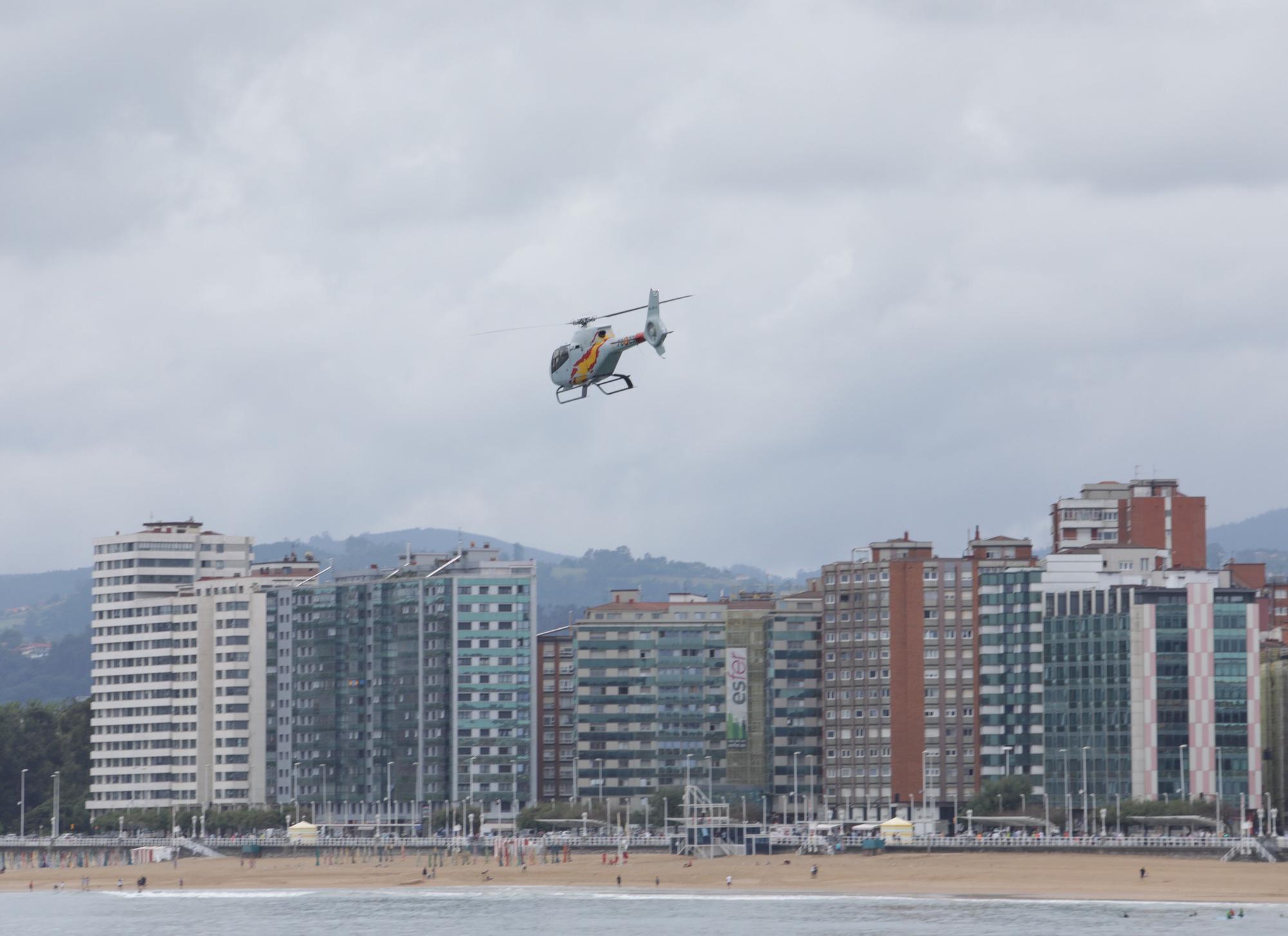 En imágenes: Inicio de los ensayos del Festival Aéreo de Gijón