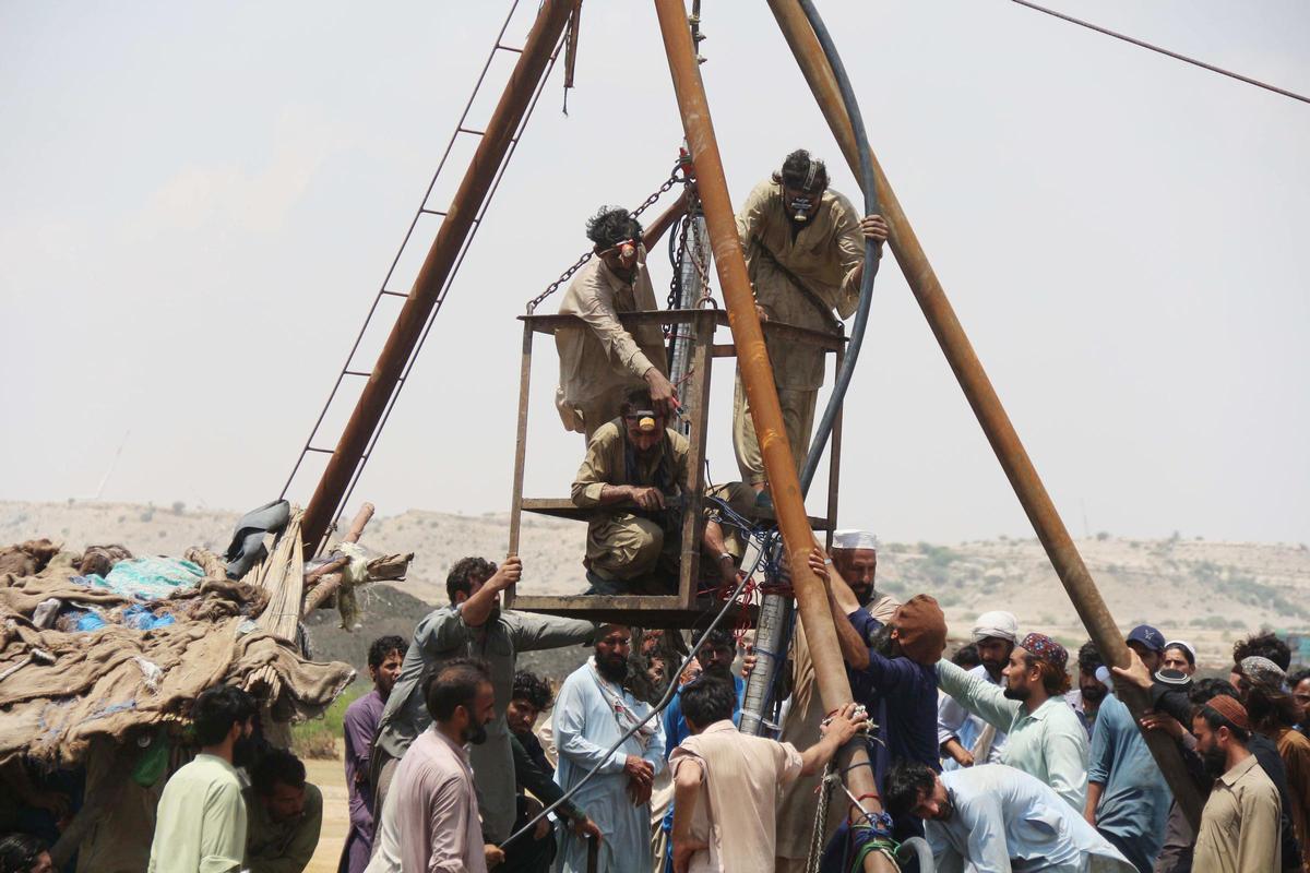 Imagen de archivo de una mina de carbón en Pakistán.